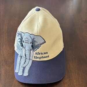 Elephant Embroidered Cap